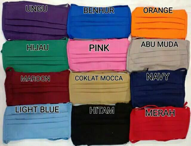 Masker Kain Oxford Hijab Olshop Fashion Olshop Muslim On Carousell