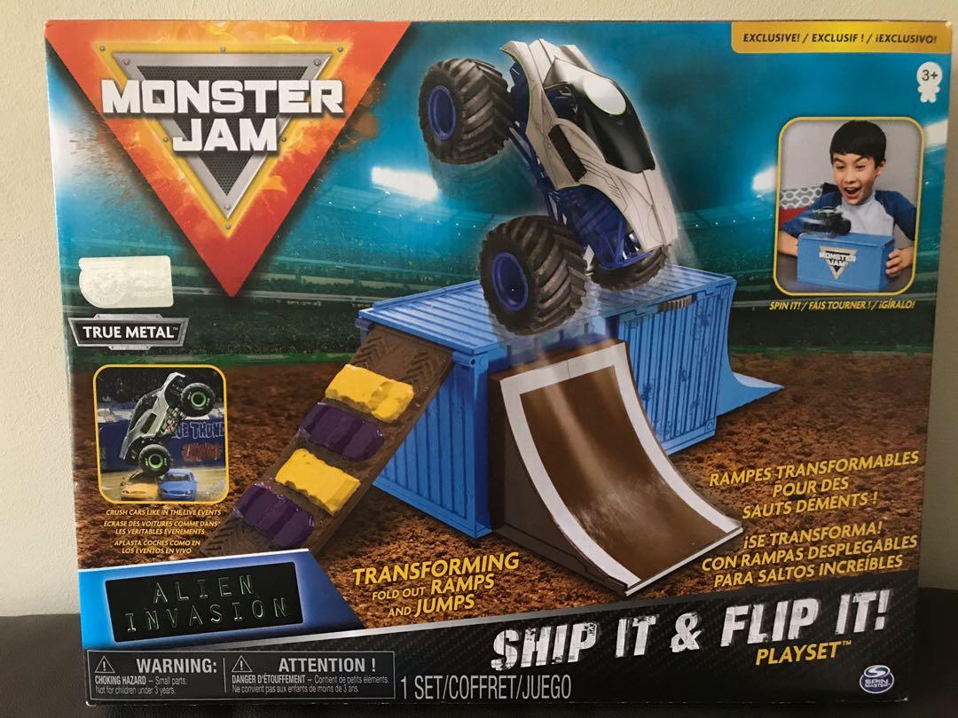 monster jam ship it and flip it