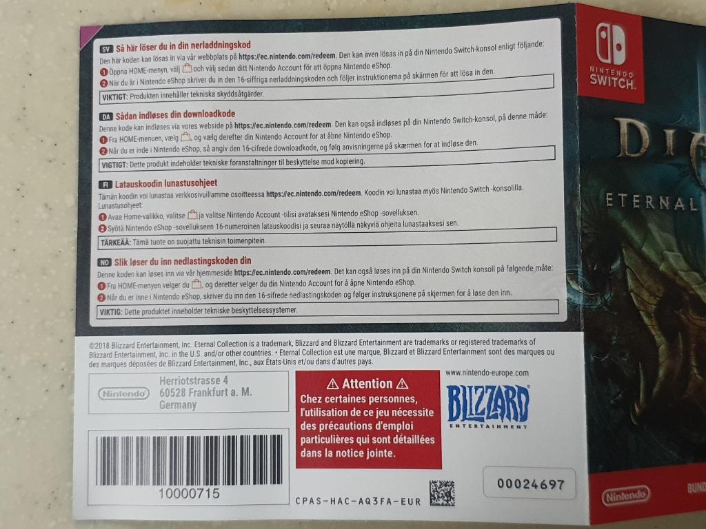 Nintendo switch digital game codes top