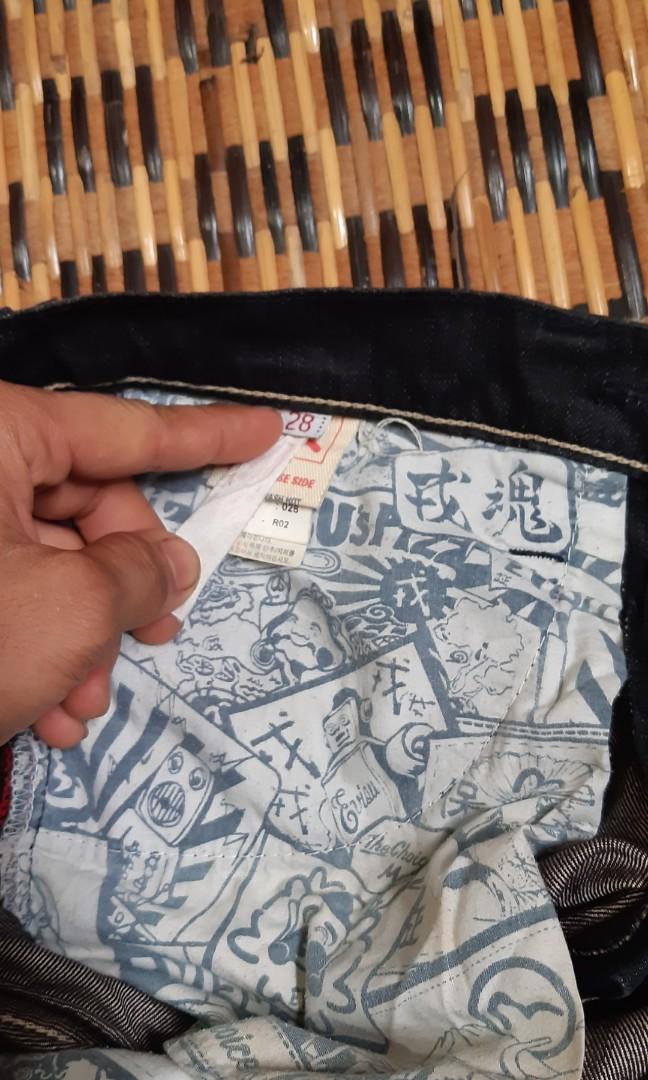 Original Evisu Genes, Men's Fashion, Bottoms, Jeans on Carousell