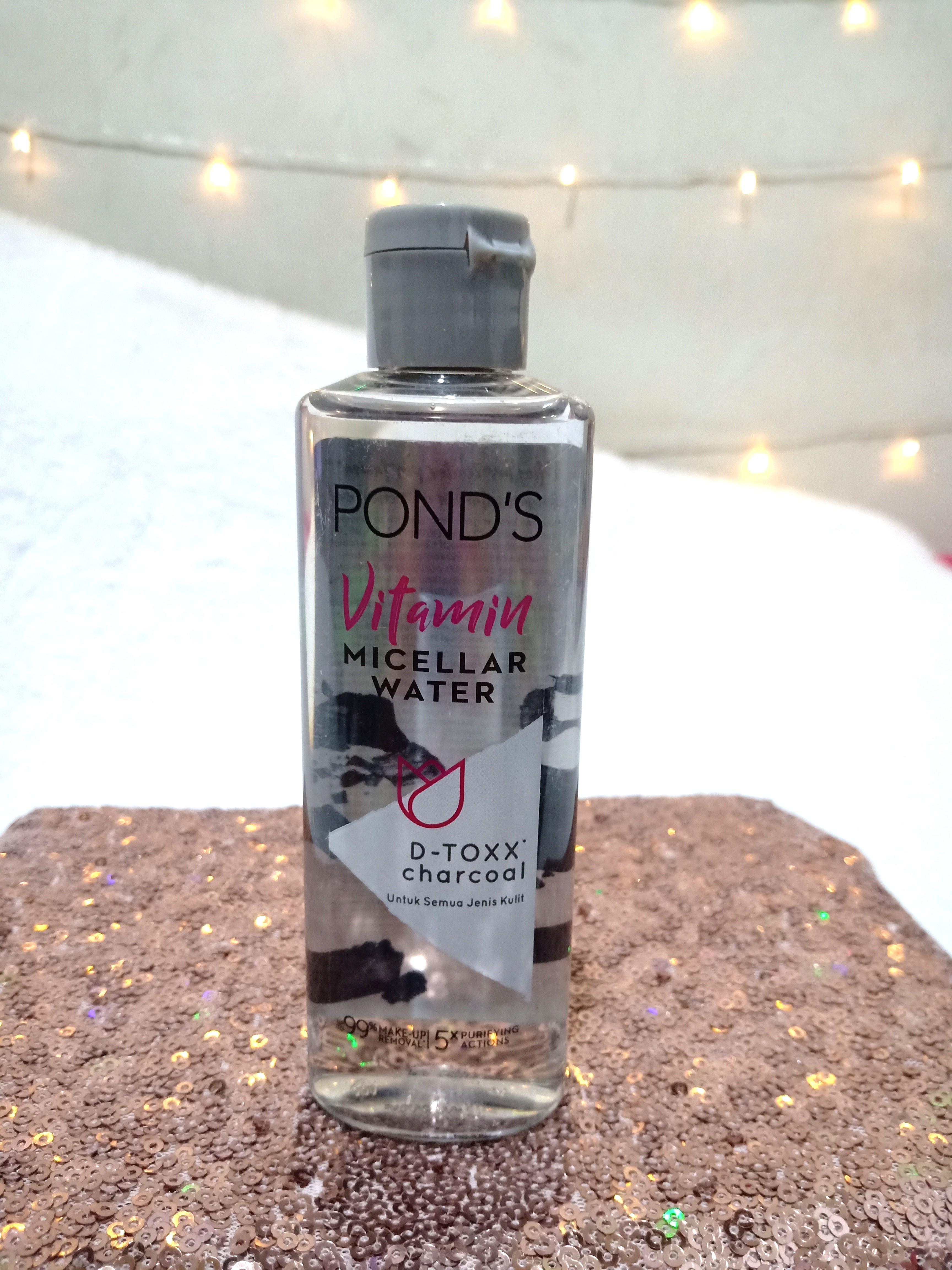 pond's vitamin micellar water charcoal