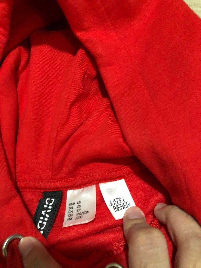 Purpose world tour crop hoodie (Category: Coats, Jackets and Outerwear) located in Cainta. Submitted by GoodFinds_PH (Listing ID 287058002, Image 2). Description: Overrun H&M purpose hoodie Xs Used only twice Rfs too small.