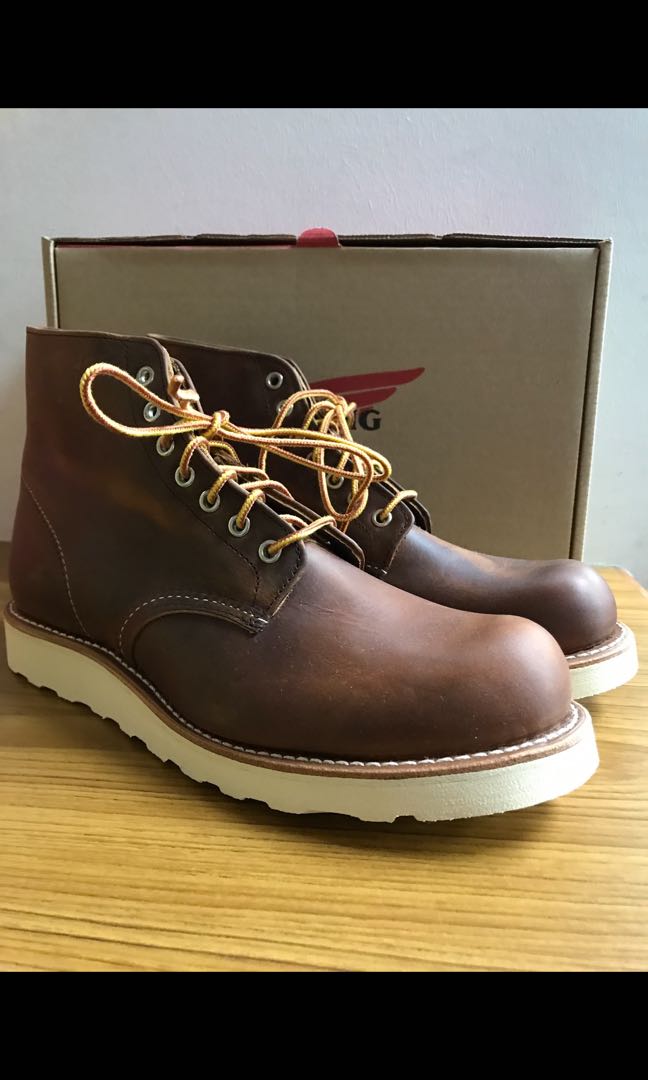 red wing heritage round toe