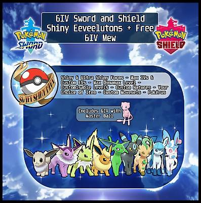 Shiny Eevee Evolution Bundle Pokemon Sword Shield Toys Games Video Gaming In Game Products On Carousell Players can get a hold of their own eevee fairly early in the main game of sword and shield. shiny eevee evolution bundle pokemon sword shield