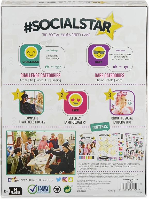 #SocialStar – The Social Media Party Game