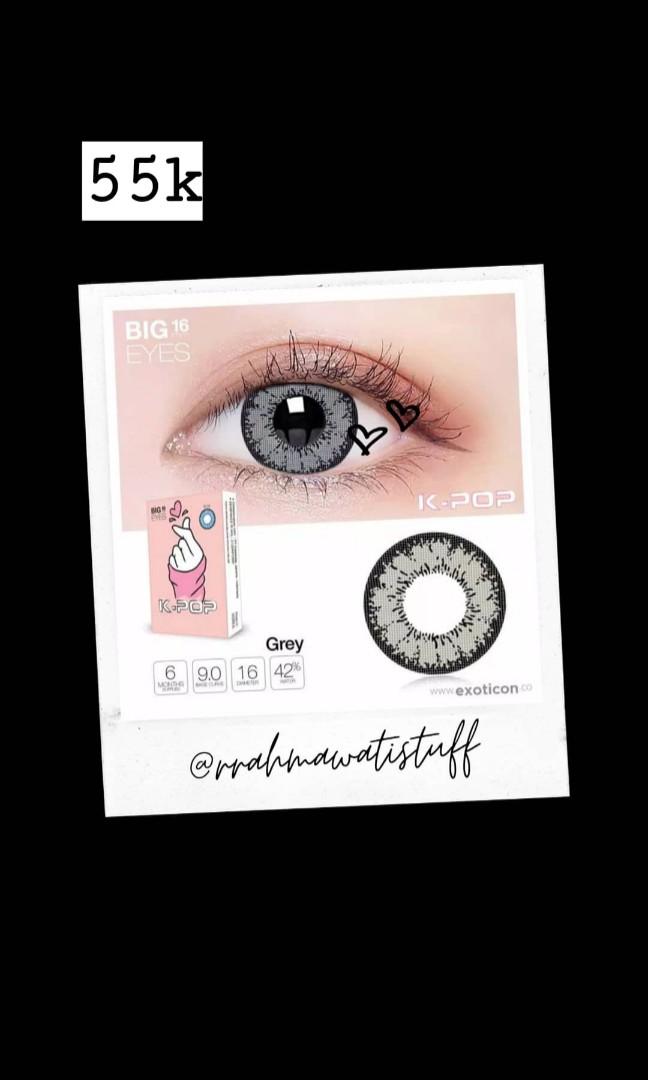 Softlens K Pop By Exoticon Kesehatan Kecantikan Parfum Kuku Lainnya Di Carousell
