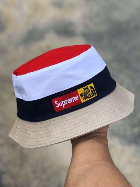 north face x supreme bucket hat