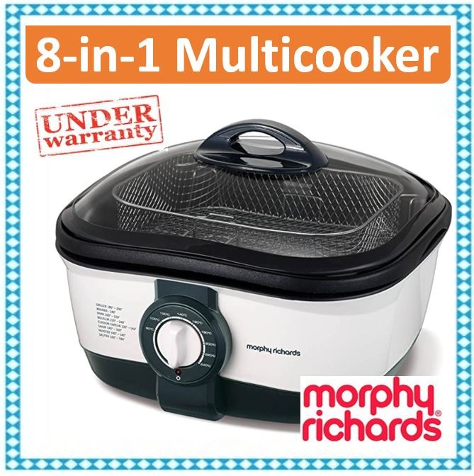 WARRANTY INCLUDED 8 in 1 Intellichef Multi Cooker by Morphy Richards 1500W TV Home Appliances Kitchen Appliances Cookers on Carousell