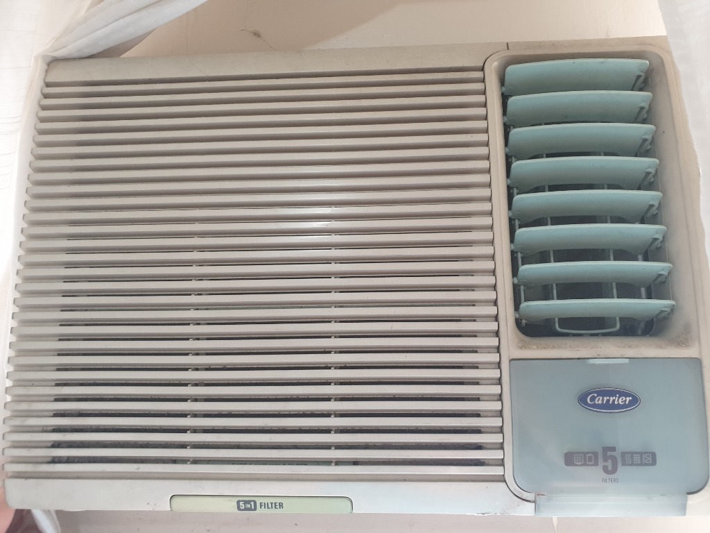 Used Carrier Window Type Airconditioner, TV & Home Appliances, Air