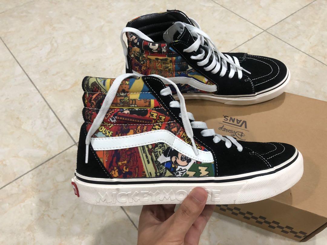 Mickey mouse vans high tops top