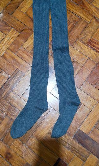 Gray Long Socks