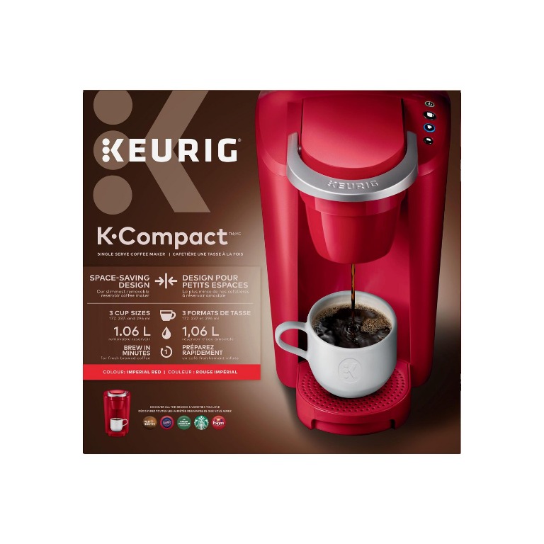 Brand New Never Opened Keurig K-Compact Brewer - Red