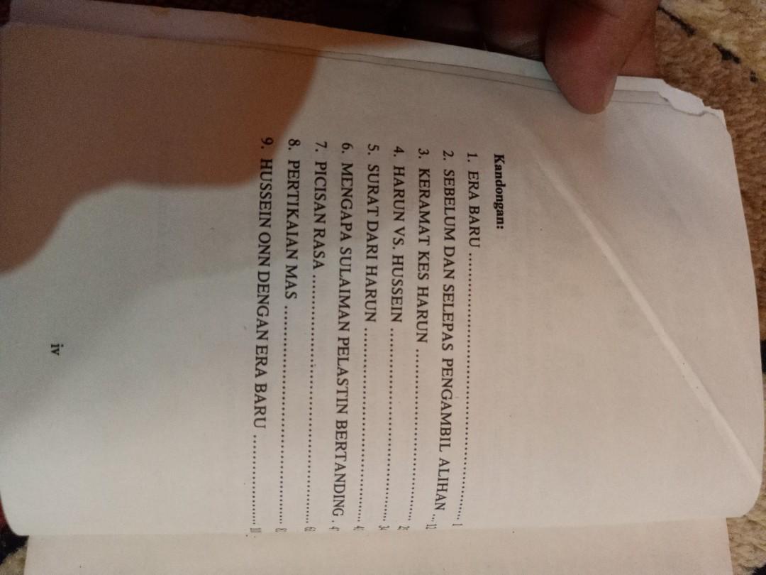 buku lama sejarah/politik malaysia - tun hussein onn, Books