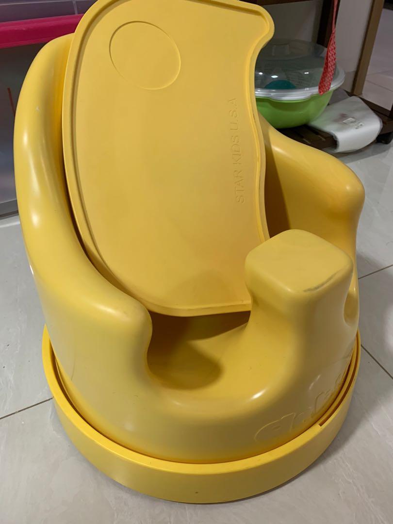 Bumbo seat with wheels