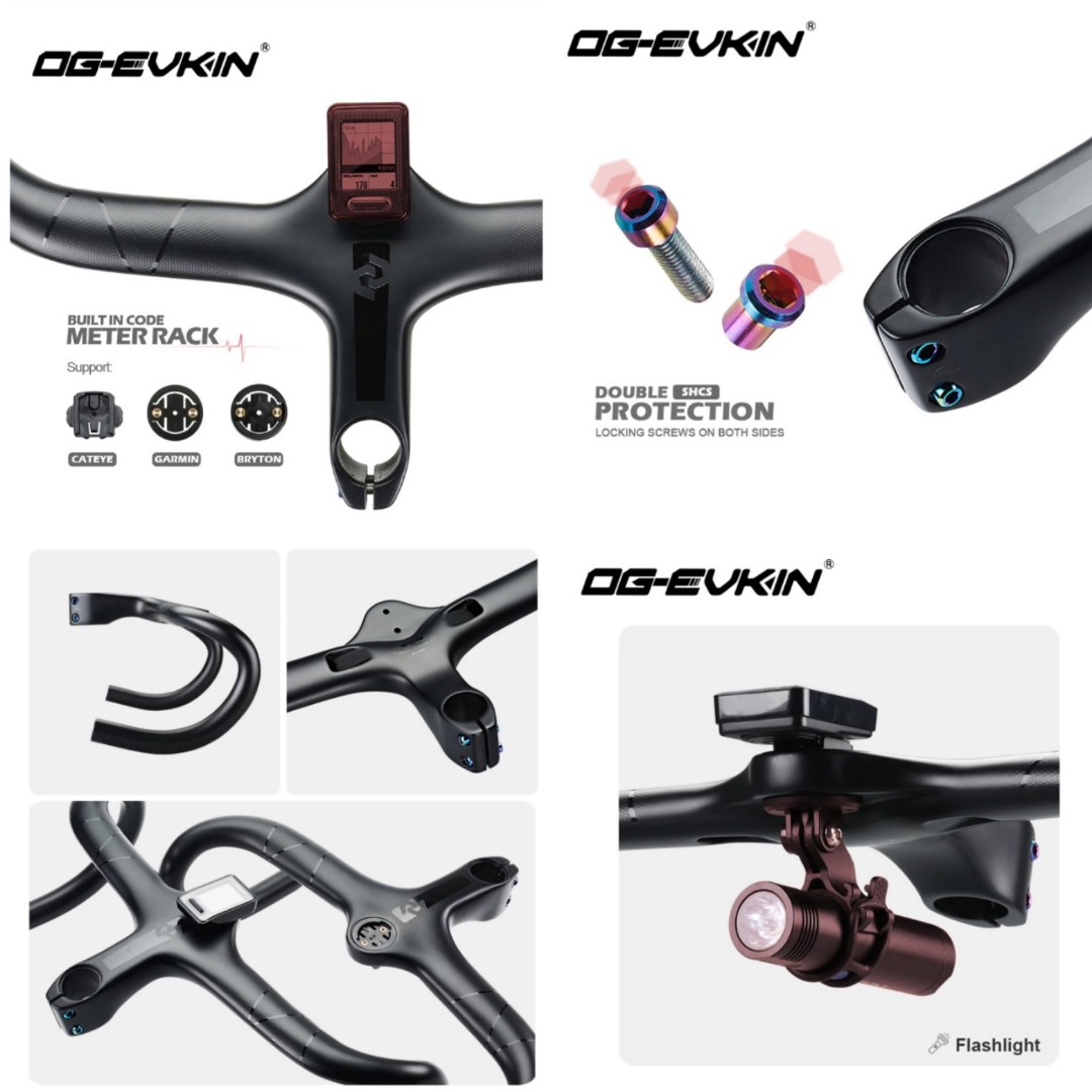 Carbon Road Integrated Handlebar 28.6mm Carbon Handlebars For Road