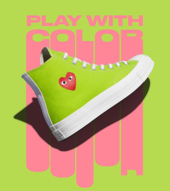 Converse x cdg green hotsell