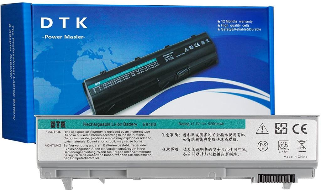 Dtk Laptop Battery Replacement For Dell Latitude E6400 E6410 E6500 E6510 Precision M2400 M4400 M4500 Notebook 11 1v 50mah 6 Cell Electronics Computer Parts Accessories On Carousell