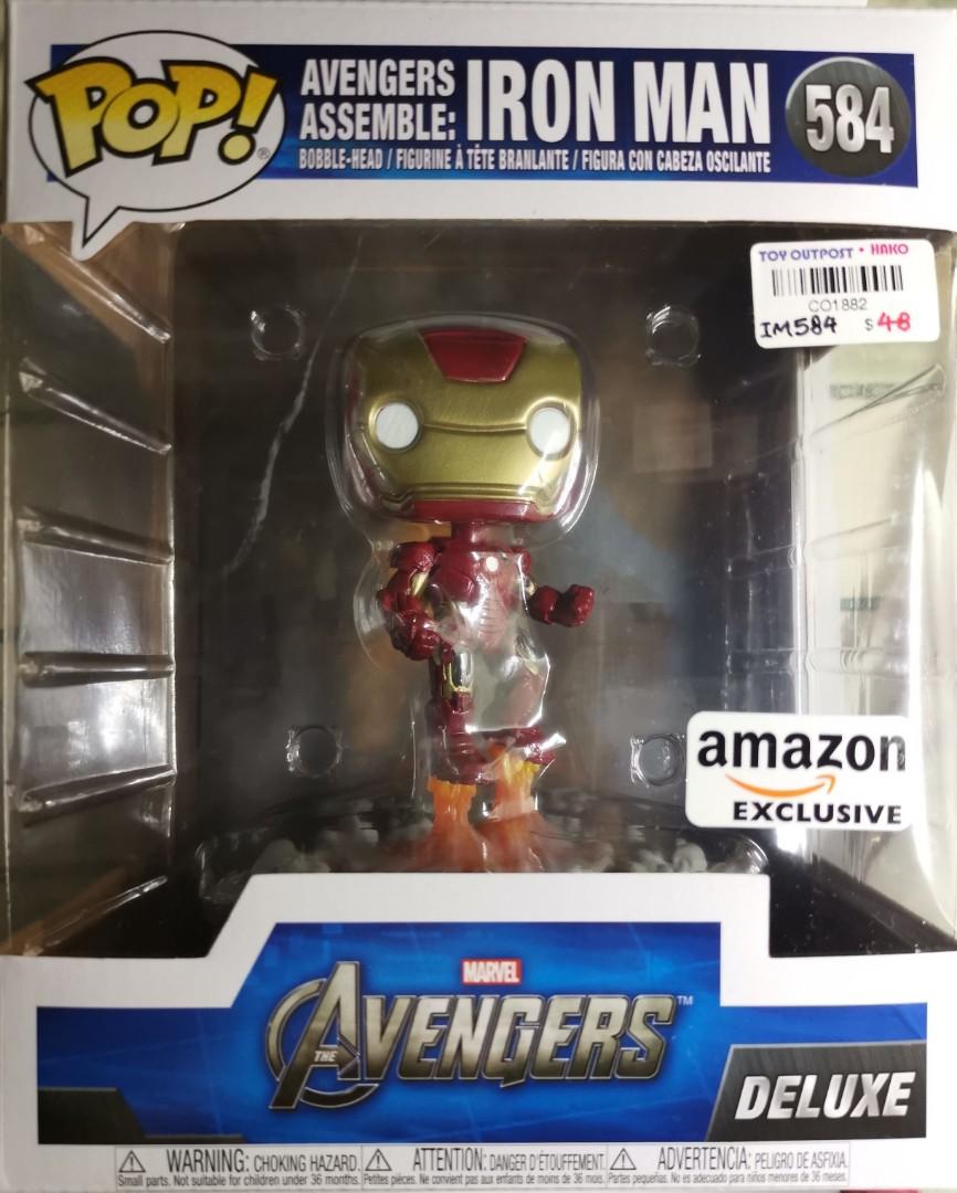 Funko Pop Deluxe Marvel Avengers Assemble Series Iron Man Toys Games Bricks Figurines On Carousell