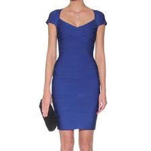 herve leger blue dress Big sale - OFF 71%