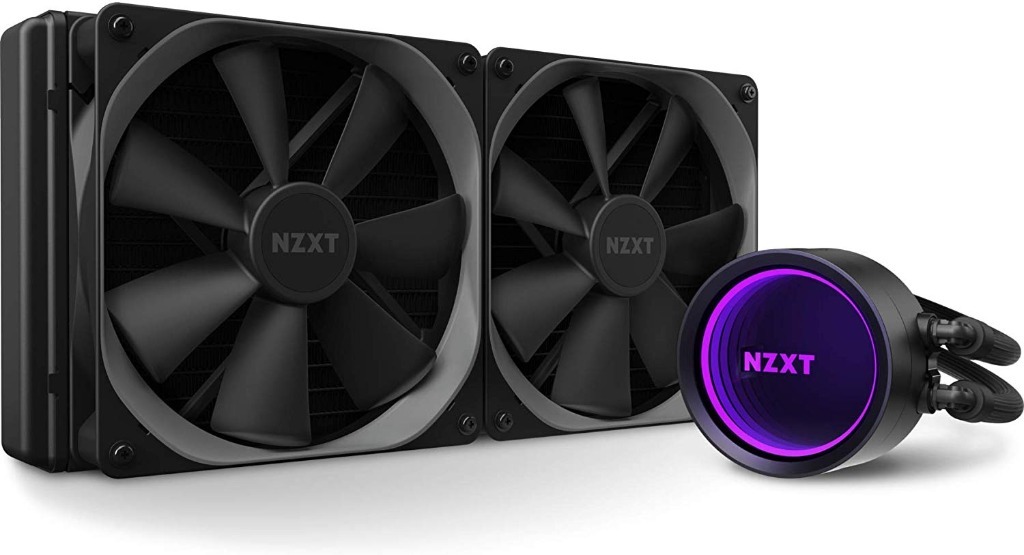 (HOT) NZXT Kraken X53 240mm AIO RGB CPU Liquid Cooler Improved Pump ...