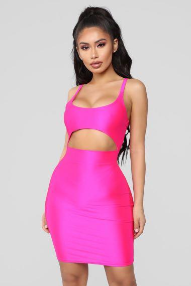 Pink dress kim kardashian fashion nova online