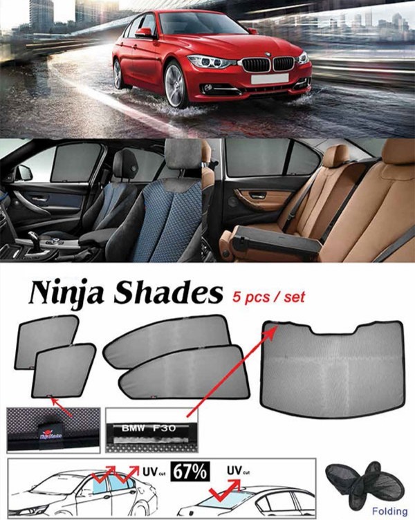 New 5pieces Laser Sun Shades for BMW, Car Accessories, Accessories on