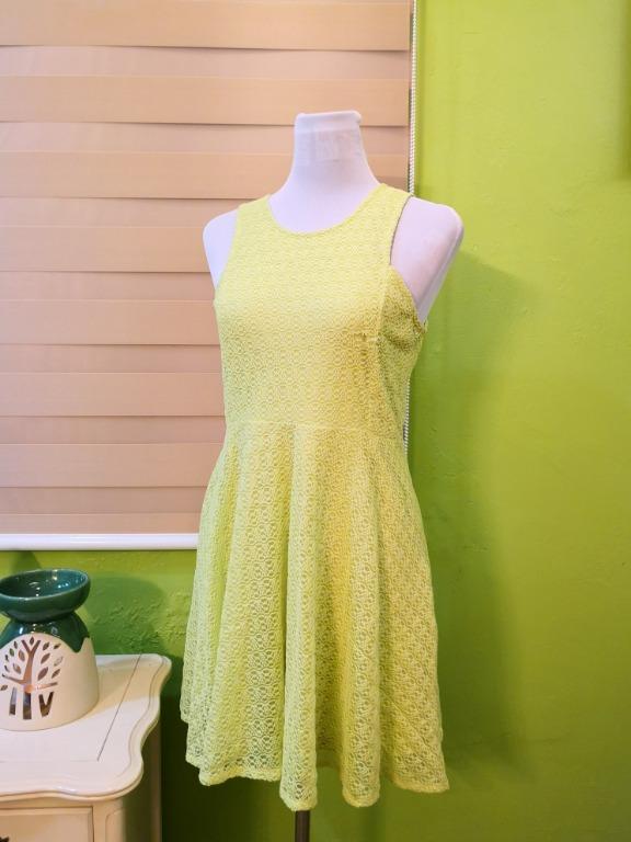 lime summer dress