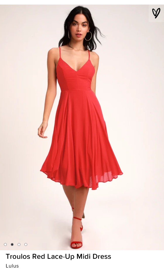 Red salsa dress Clearance