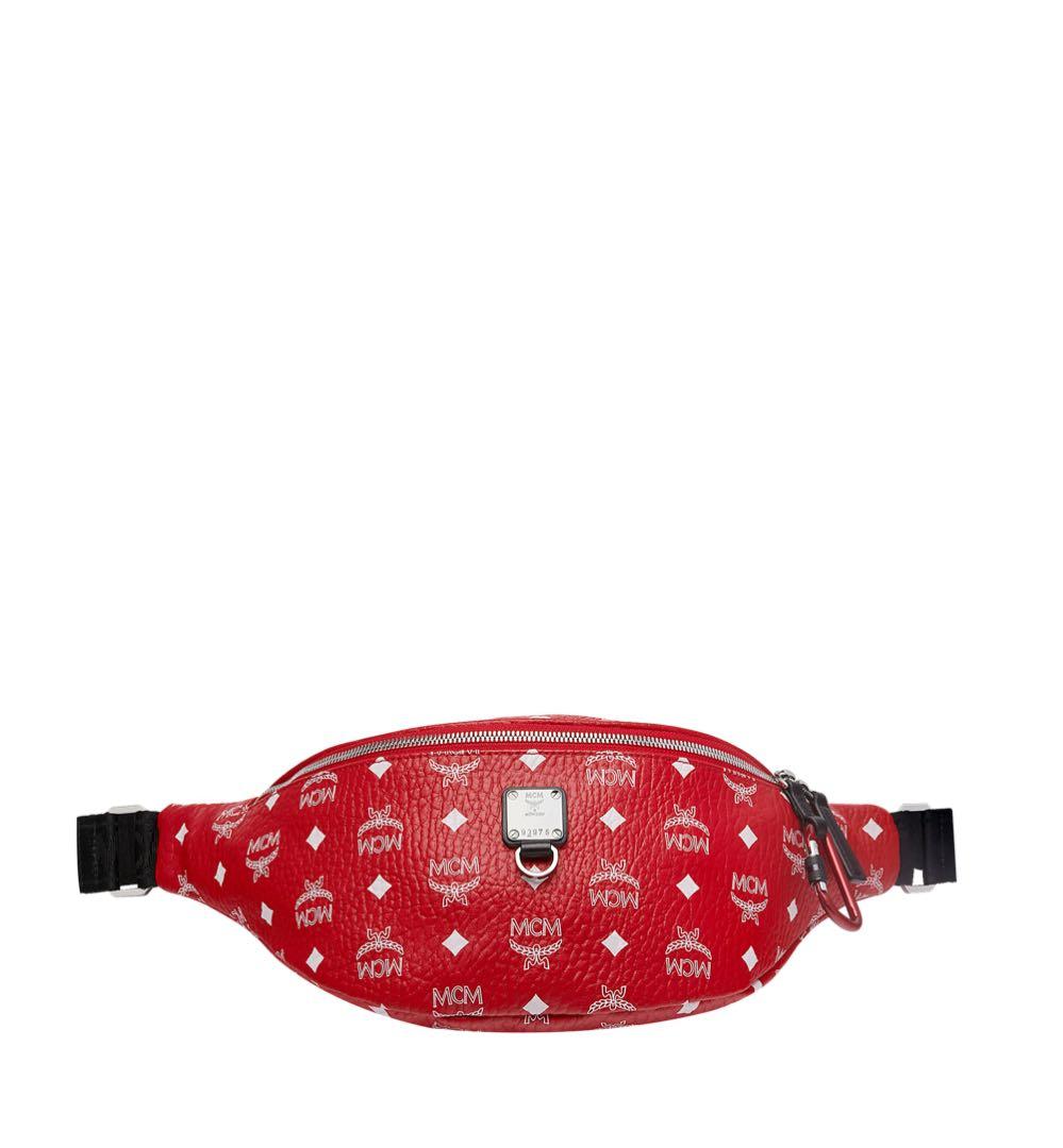 Mcm belt bag red cheap