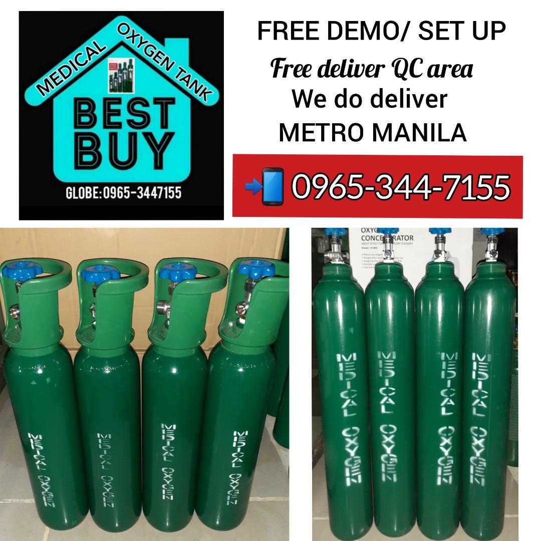 Medical oxygen tank size (Category: Everything Else Others) located in Quezon City. Submitted by jayquanmarketing_09653447155 (Listing ID 287237352, Image 1). Description: GLOBE: 0965-344-7155 💢 COMPLETE SET PACKAGES 💢 MEDICAL OXYGEN TANK 👇TANK SIZES 💥 Pricelist👇 ✅ 5lbs tank with content & regulator- 3,700 ✅ 10lbs tank with content & regulator- 4,200 ✅ 15lbs tank with content & regulator- 4,700 ✅ 20lbs tank with content & regulator- 5,200 ✅ 