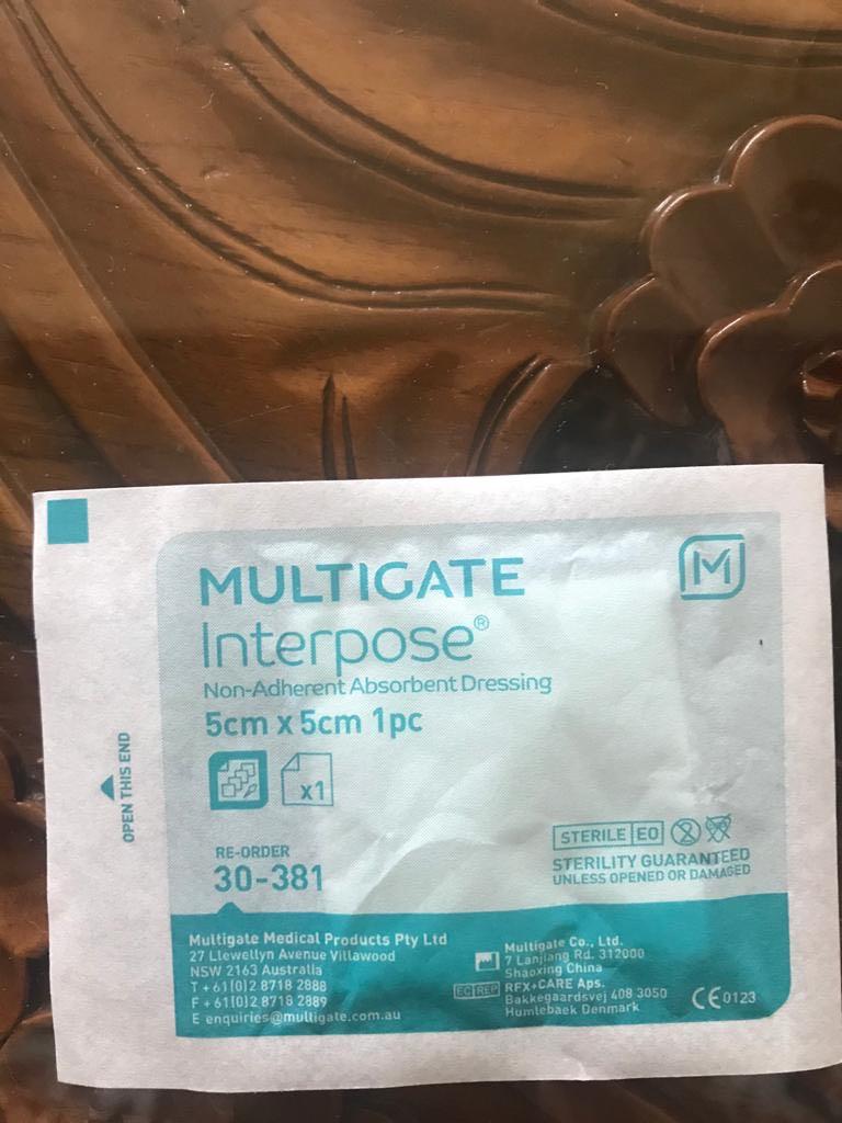 Multigate Multisorb Dressing Multigate interpose dressing, Health & Nutrition, Medical Supplies ...