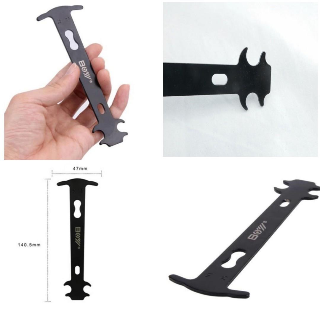 Portable Bicycle Bike Chain Wear Indicator Tool Chain Gauge/Repair Checker 