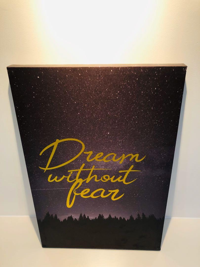 Portrait Dark Background Wall Mount, Hobbies & Toys, Stationery & Craft