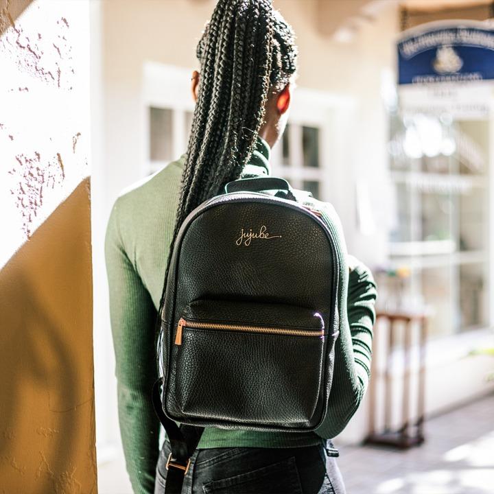 Ready Stock Brand New Jujube Classic Multi Functional Mini Backpack Ever Collection Diaper Bag Backpack Noir Rose Gold Women S Fashion Bags Wallets On Carousell