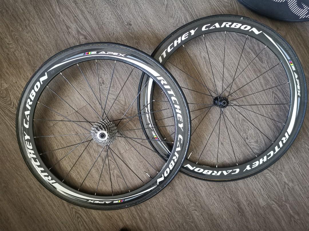Ritchey wcs apex 50mm carbon tubular wheelset store