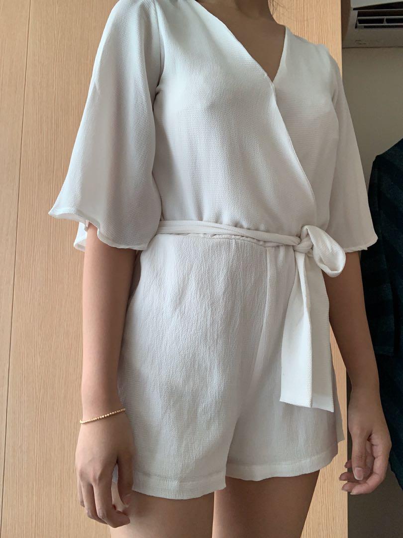 white romper cheap