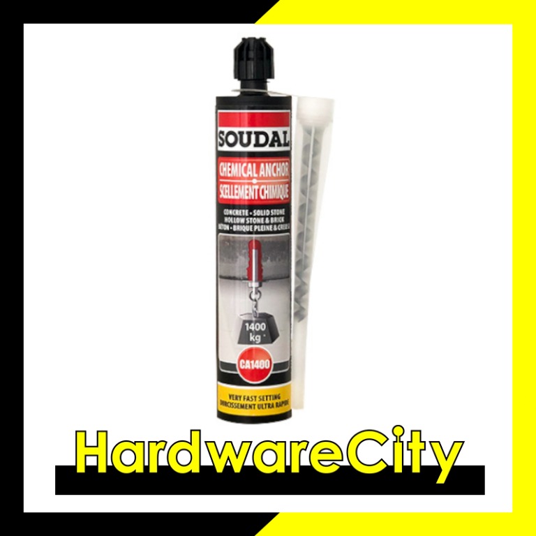 Soudal Chemical Anchor CA1400 Anchoring Resin 280mL