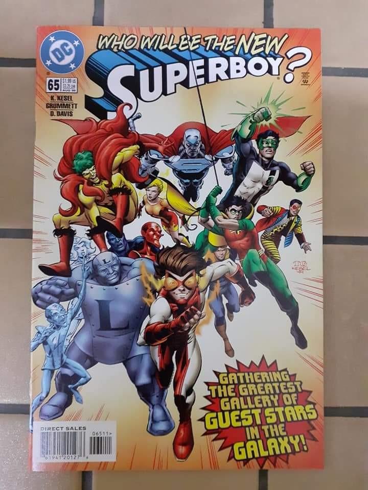 Superboy 65 1st App Gene Gnome Tom Grummett Cover Art Dc Comic Hobbies And Toys Books 0157