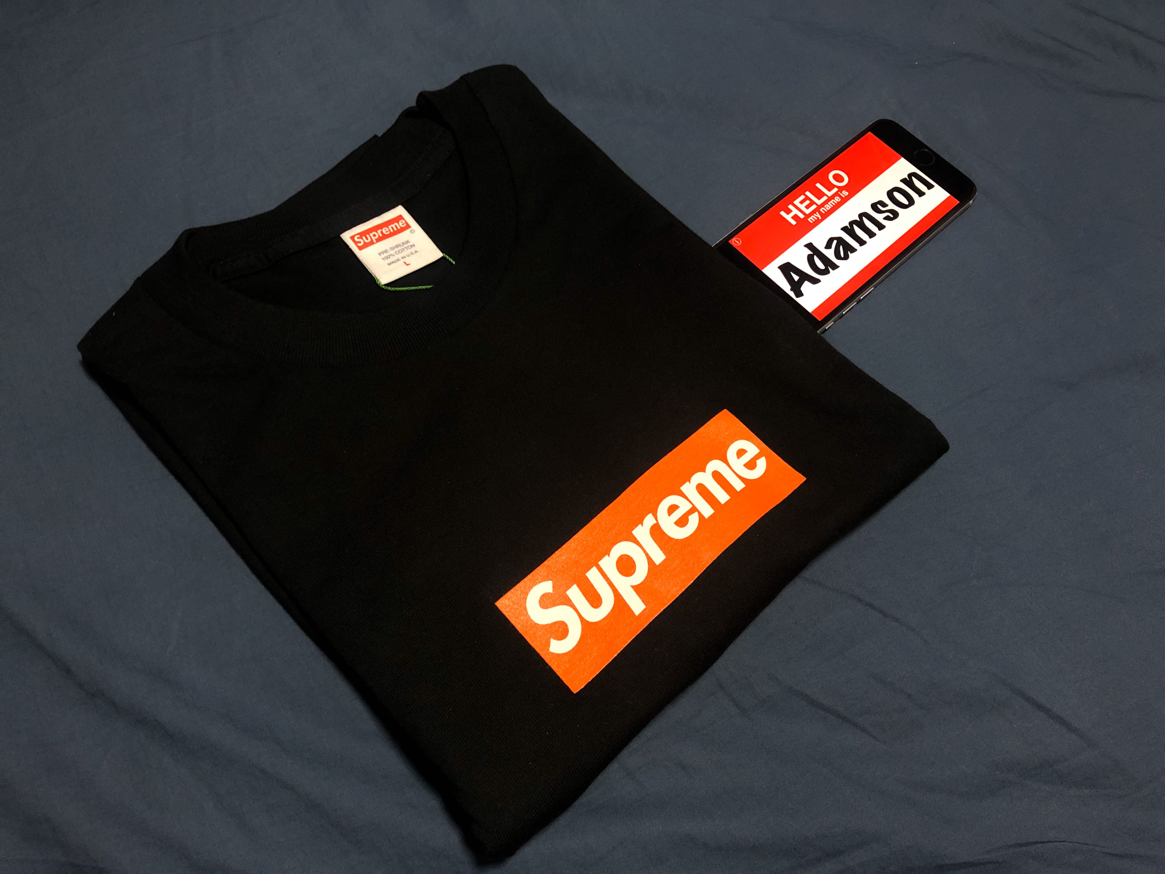 Supreme Box Logo San Francisco Store Opening T-shirt Size Medium Bogo 20x27