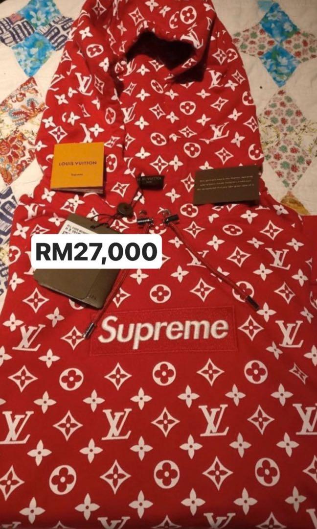Supreme X LV original Men s Fashion Tops Sets Tshirts Polo