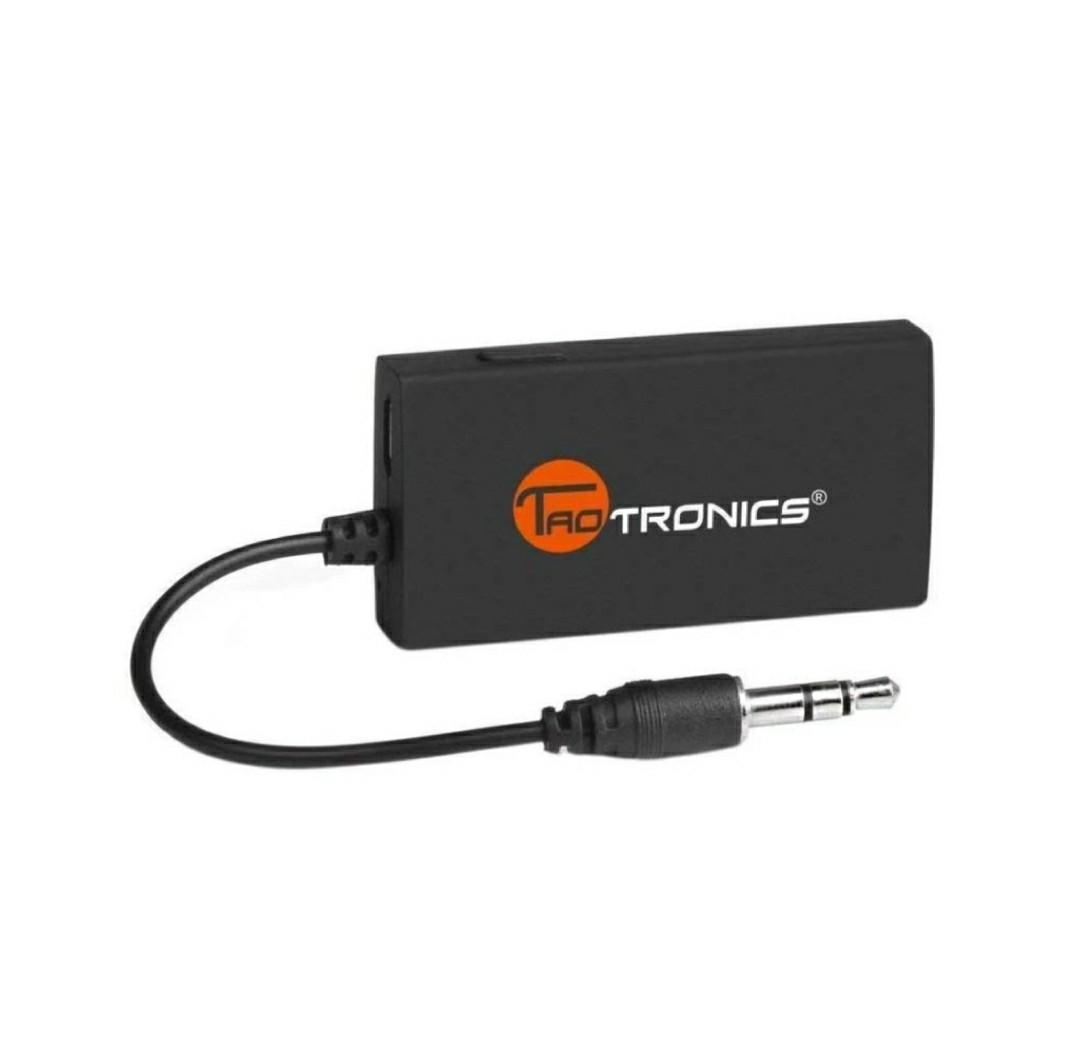 TaoTronics Wireless Portable Bluetooth Transmitter Connected To 3.5mm Audio Devices TV Ears A2DP Stereo Music Transmission AptX Low Latency Audio Portable Audio Accessories on Carousell