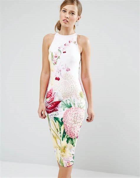 Ted baker pink bodycon dress deals