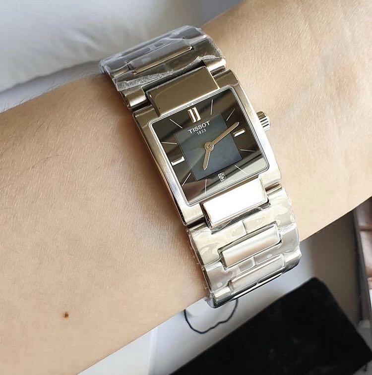 Tissot women's watch on sale mother of pearl