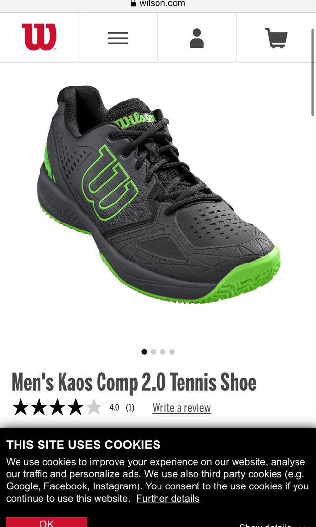 men's kaos 2. tennis shoe