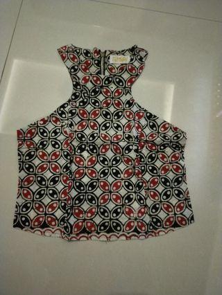 Batik crop top