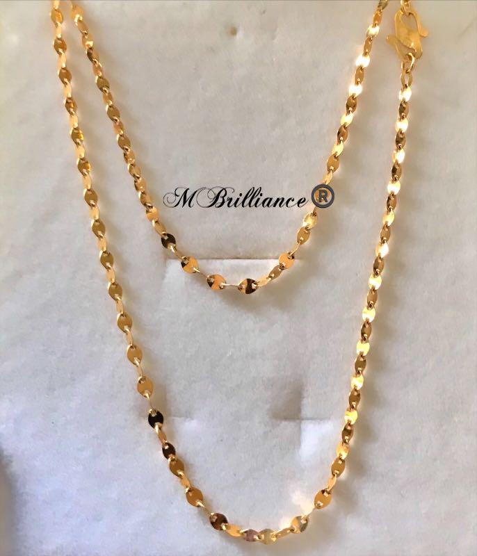 Mirabelle Mirror Chain Necklace in Metallic | Lyst UK