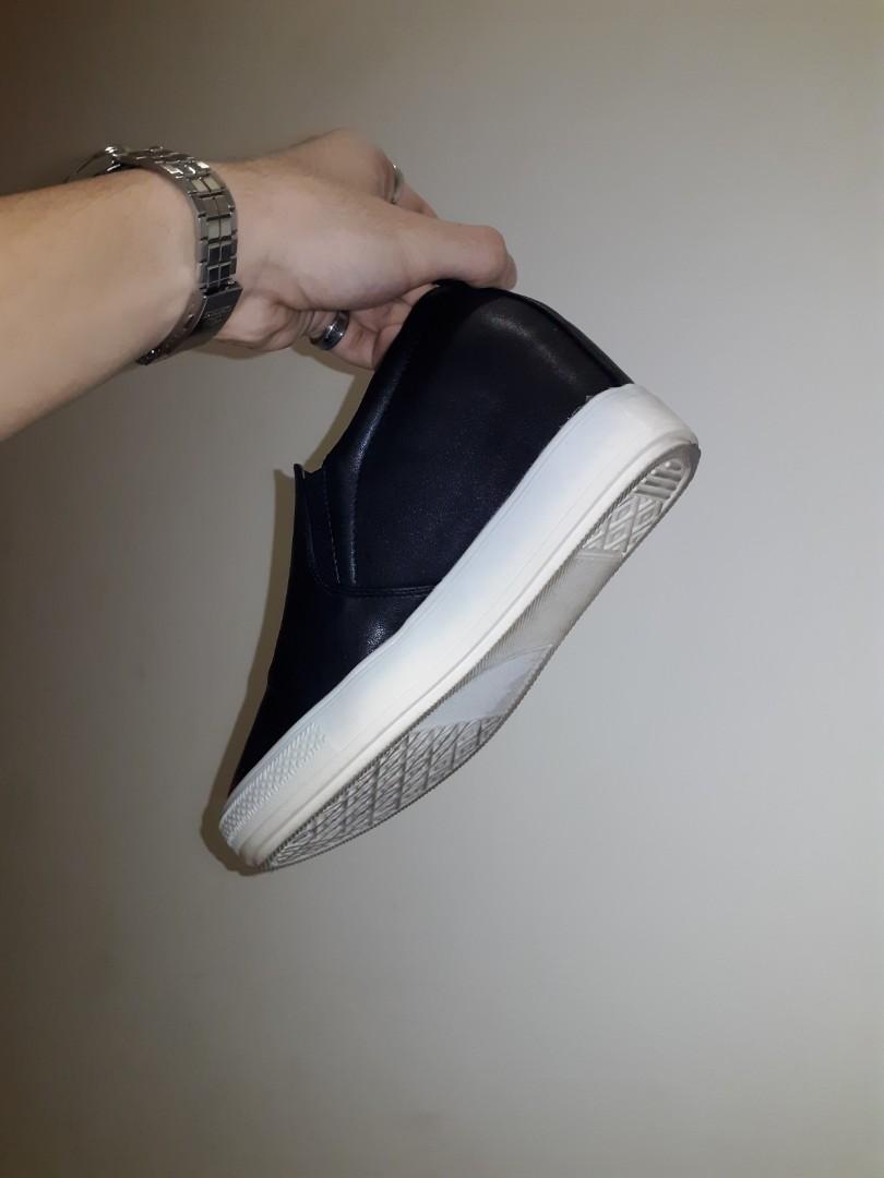 high heel slip on sneakers