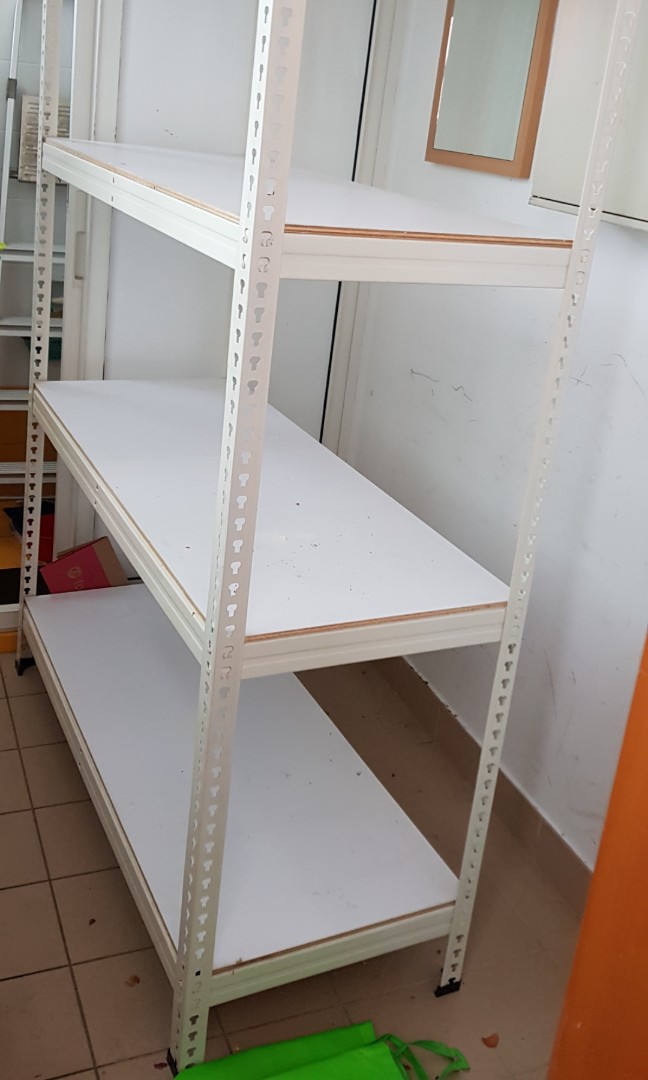 Solid Pvc Rack Boltless Rack w. 12 mm Solid PVC plywood shelf, Furniture & Home Living ...