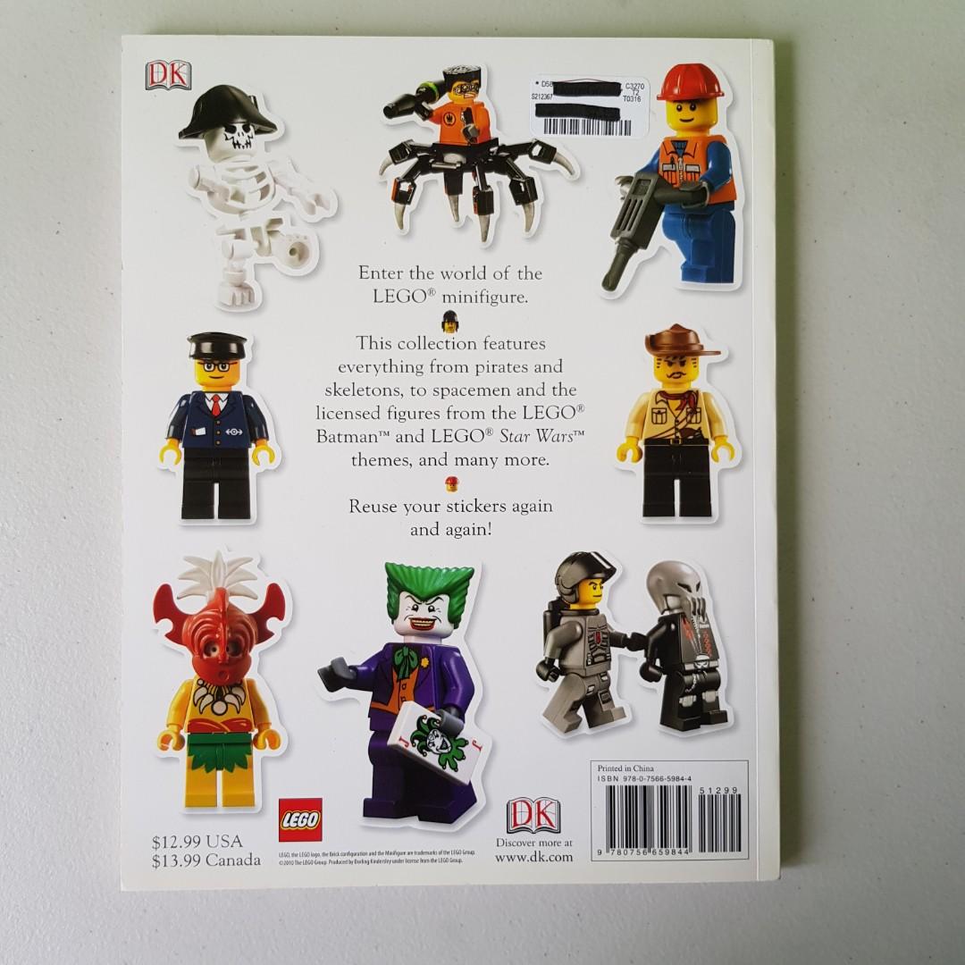 Book LEGO Minifigure Ultimate Sticker Collection, Hobbies & Toys