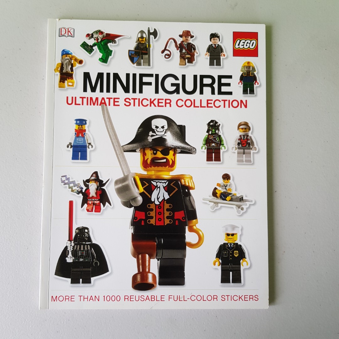 Book LEGO Minifigure Ultimate Sticker Collection, Hobbies & Toys